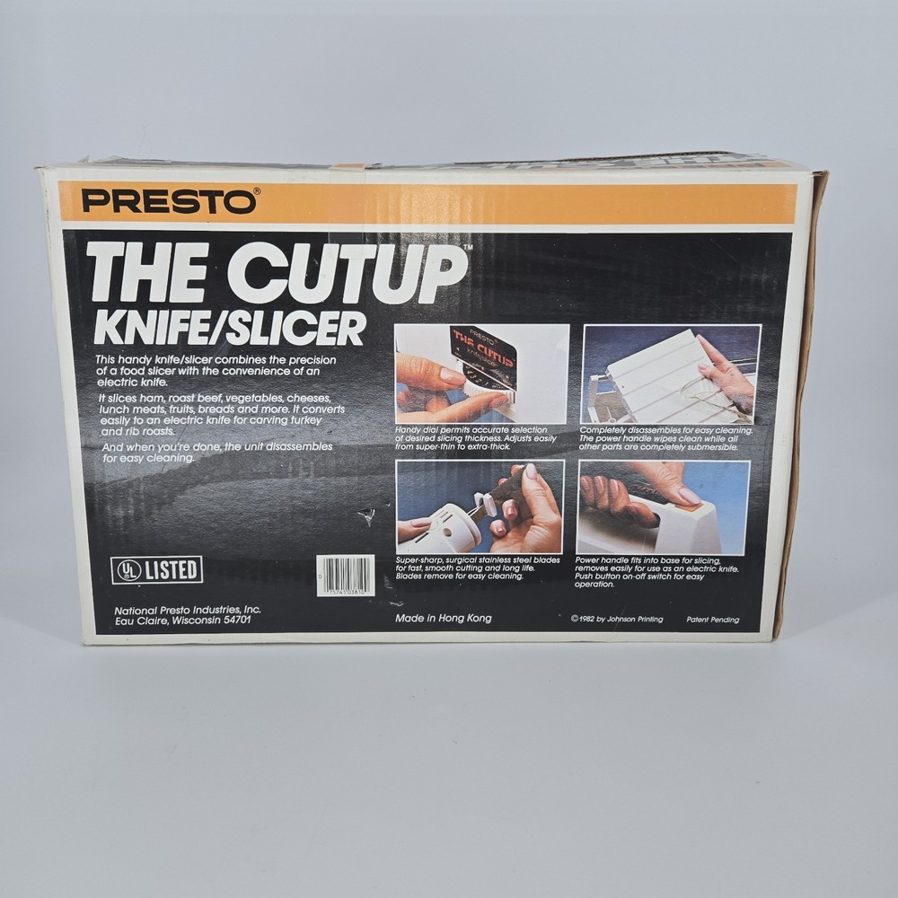 Presto CUTUP Meat Vegetables Cheese Fruits‎ Bread Knife Slicer - New Sealed